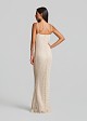 Sequin lace maxi dress with shoulder straps