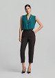 Double-crepe chino trousers