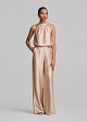 Foil straight-leg trousers