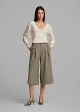 Pleated culottes