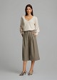 Pleated culottes