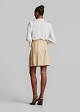 Mini skirt with textured pleats