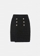 Tweed lurex μίνι φούστα