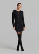 Tweed lurex μίνι φούστα