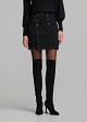 Tweed lurex μίνι φούστα