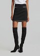 Mini lurex skirt