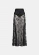 Lace maxi skirt