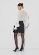 Shirt with a silk-chiffon look