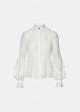 Lace shirt with an inner lining
