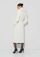 Straight-cut wool-look coat featuring faux fur details
