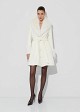 Short coat with faux fur details