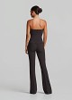 Strapless top with a zip fastening