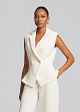 Σταυρωτό γιλέκο με peplum