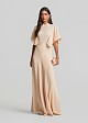 Sequin lace jumpsuit with ruffle sleeves
