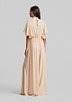 Sequin lace jumpsuit with ruffle sleeves
