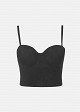 Bustier with rhinestones