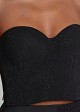 Bustier with rhinestones