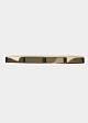 Elastic belt with gold-tone metal details