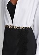Elastic belt with metal details