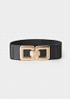 Wide elastic belt