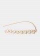 Chain belt with pearls