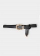 Elastic belt with buckle