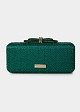 Clutch bag with strass