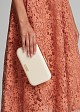 Croco clutch bag