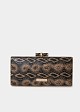 Clutch bag snake print