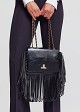 Fringed shoulder bag