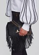 Fringed shoulder bag