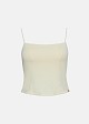 Elastic bustier in square neckline