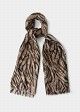 Animal print εσάρπα με foil