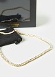 Stainless steel necklace with stass