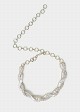 Rhinestone choker necklace