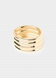 Cuff bracelet in a wave-textured finish