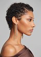 Knot drop earrings with rhinestones