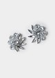 Statement floral-shaped earrings