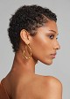 Large irregular-shaped drop earrings