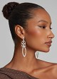 Rhinestone drop earrings