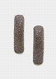 Metallic-look hair barrettes