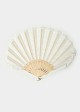 Oval lace fan