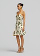 Printed wrap camisole dress