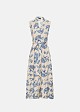 Rochie-cămașă cu print