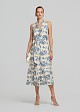 Rochie-cămașă cu print