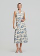 Rochie-cămașă cu print