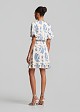 Mini wrap printed dress