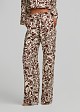 Printed wide leg trousers