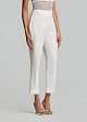 Chinos trousers with a linen-look fabric