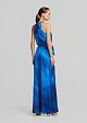 Satin-finish halter neck jumpsuit
